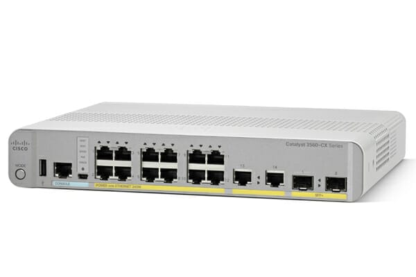 Cisco WS-C3560CX-8PT-S network switch Managed Gigabit Ethernet (10/100/1000) White Power over Ethernet (PoE)