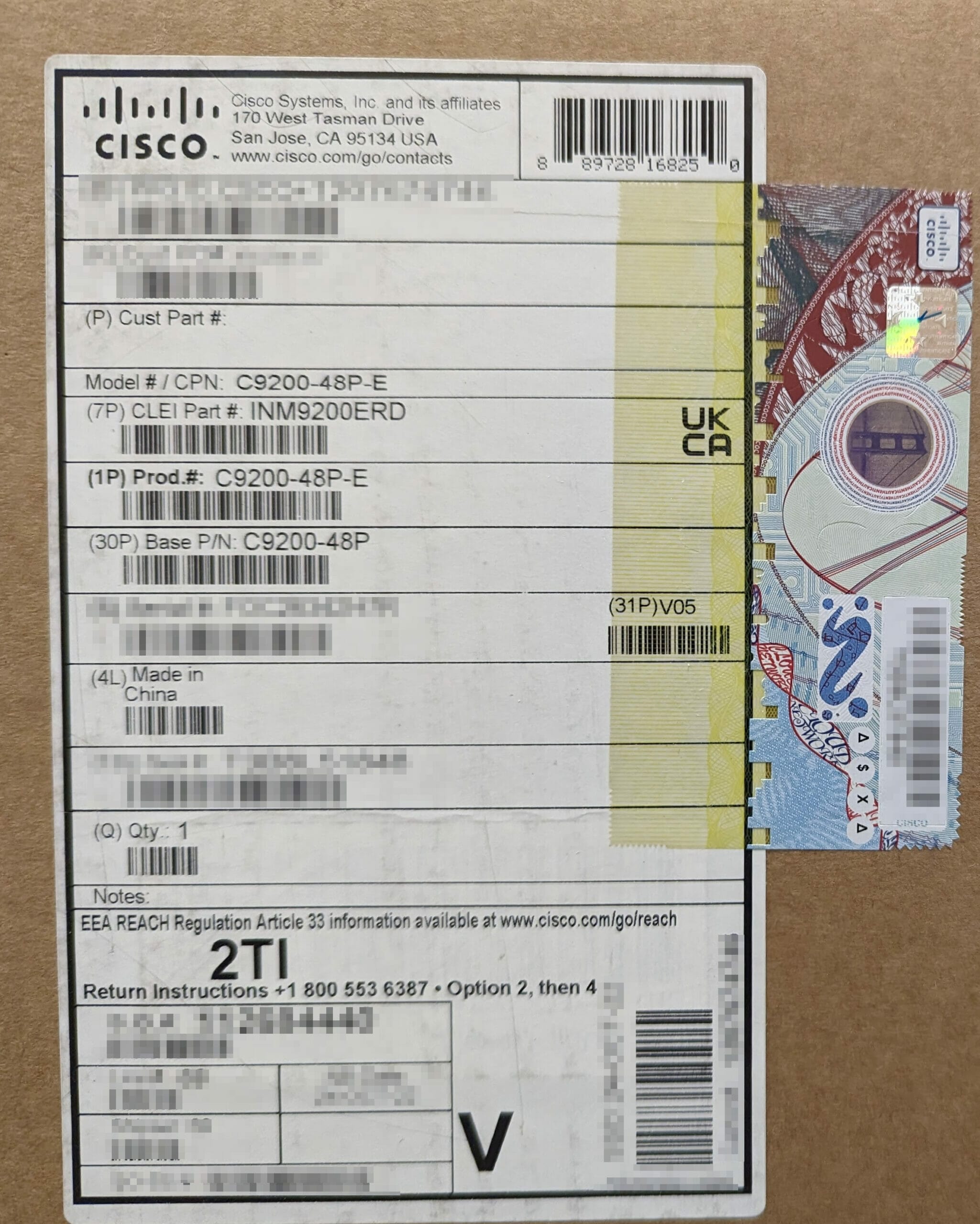 C9200-48P-E LABEL